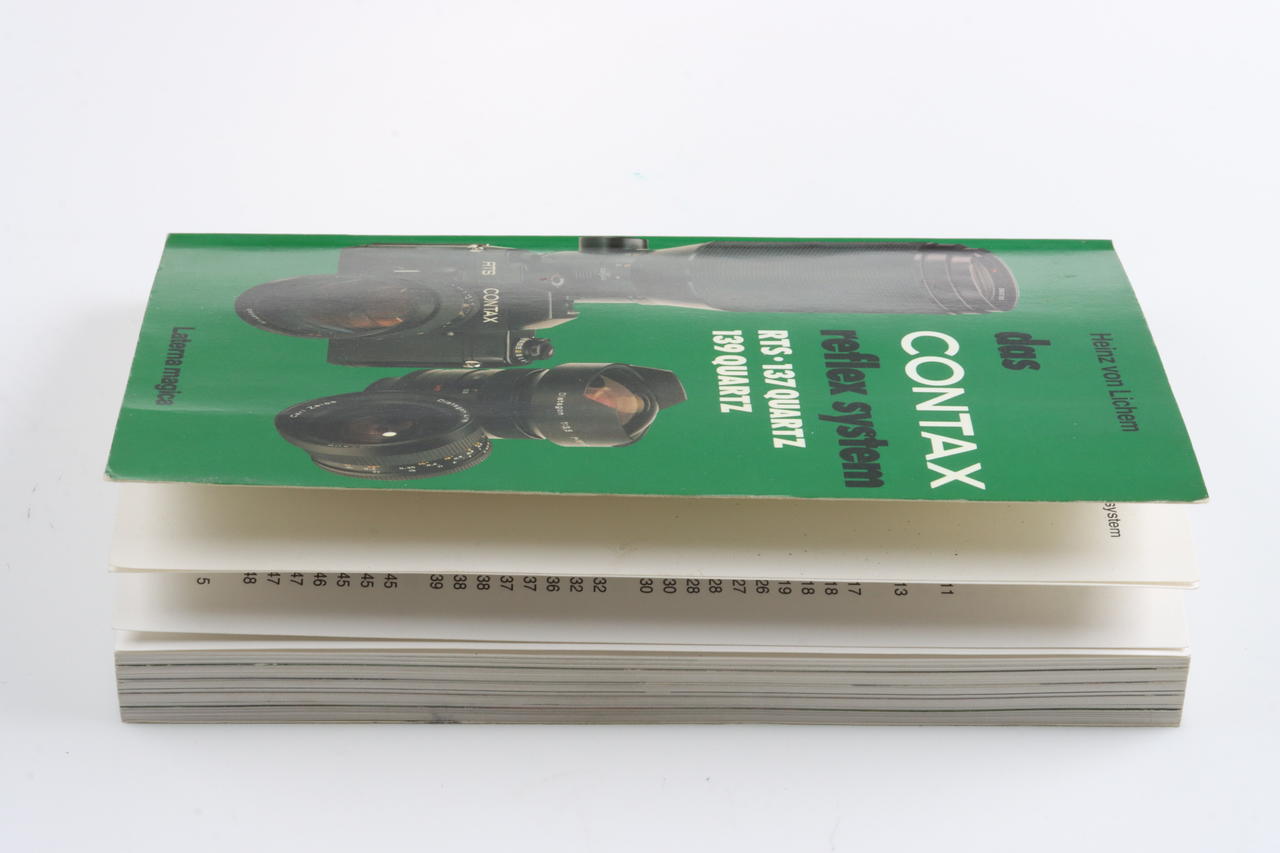 Buch - Das Contax Reflex System RTS-137 quarz / 139 quarz
