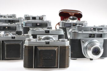 Konvolut diverse Kodak Sammlerkameras - 13 Stück Bastlergeräte