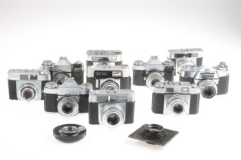 Konvolut diverse Zeiss Sammlerkameras - 12 Stück Bastlergeräte