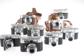 Konvolut diverse Voigtländer Sammlerkameras - 9 Stück Bastlergeräte