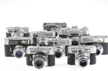 Konvolut diverse Voigtländer Sammlerkameras - 9 Stück Bastlergeräte