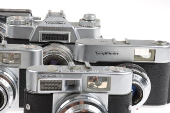 Konvolut diverse Voigtländer Sammlerkameras - 9 Stück Bastlergeräte