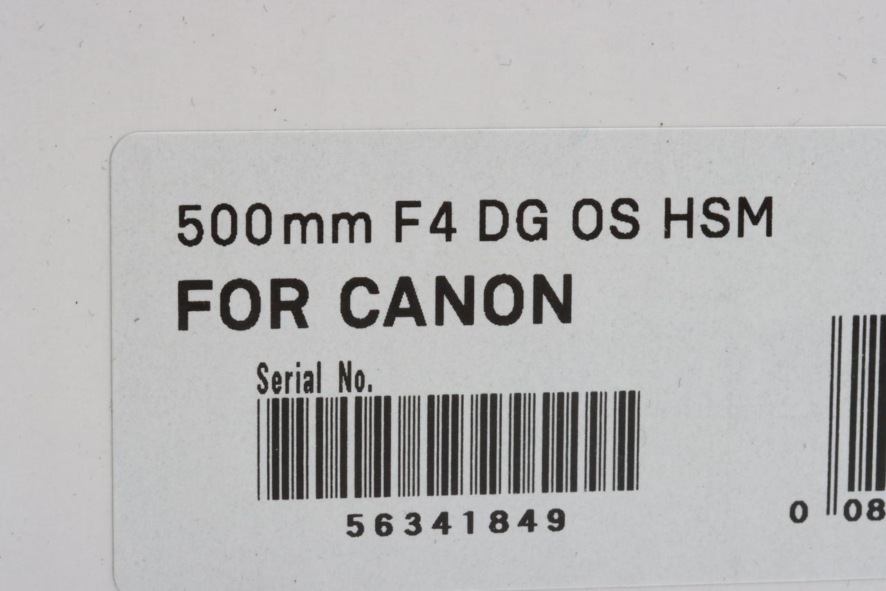SIGMA 500mm f/4,0 DG OS HSM für Canon EF - #56341849