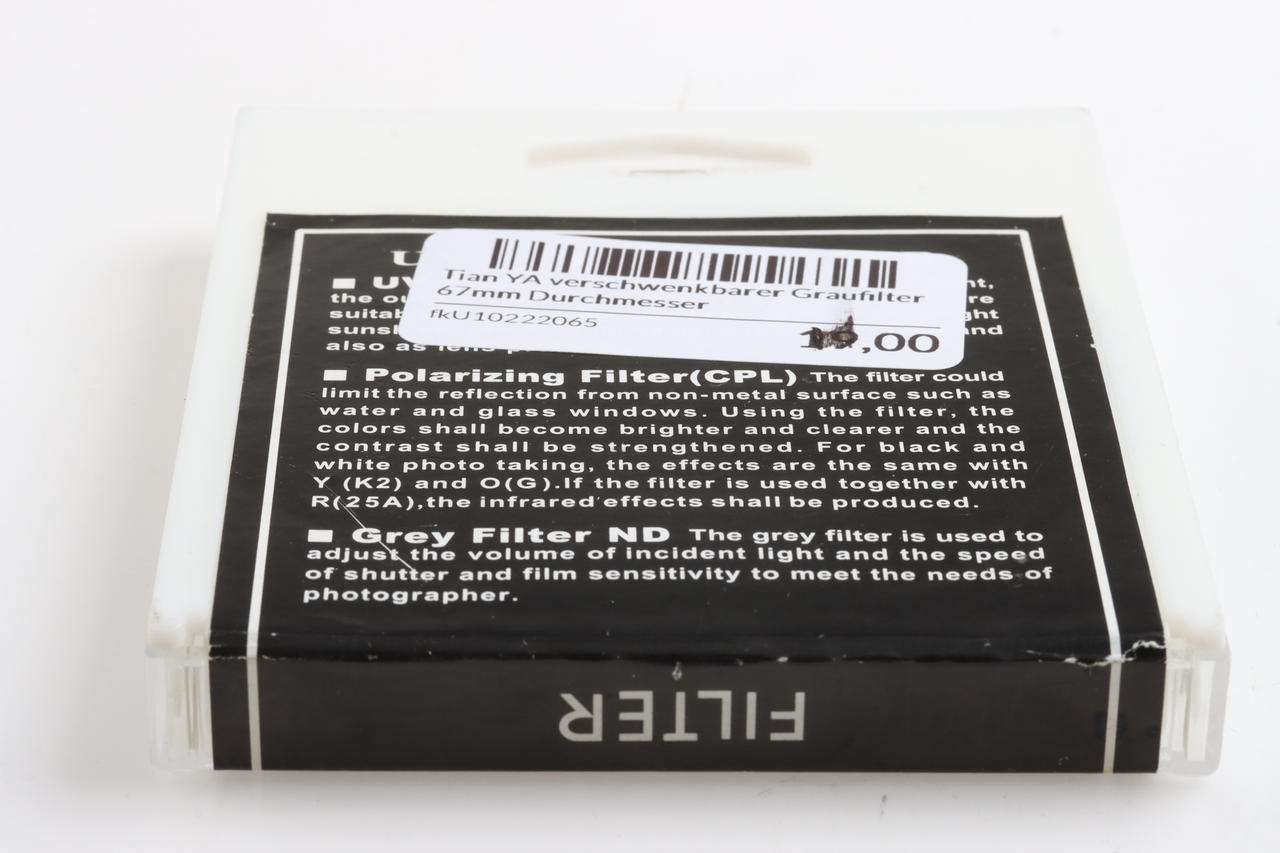 Tian YA verdrehbarer Grau Verlaufsfilter - Ø67mm