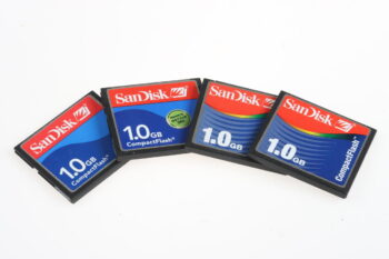 SanDisk CF-Karte / 1GB - 4 Stück
