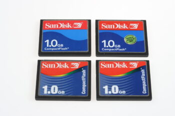 SanDisk CF-Karte / 1GB - 4 Stück