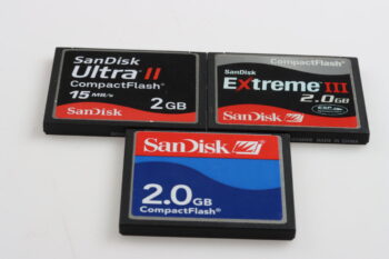 SanDisk CF-Karte / 2GB - 3 Stück