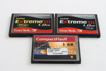 CF-Karte / 1GB - 3 Stück