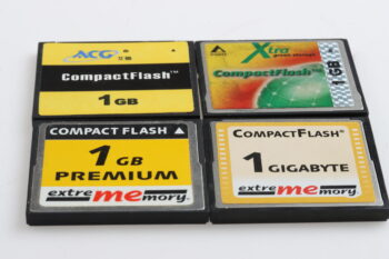 CF-Karte / 1GB - 4 Stück