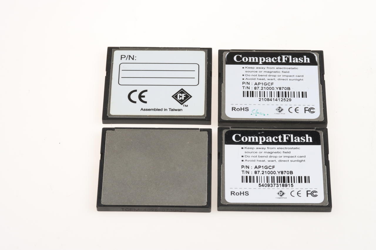 CF-Karte / 2x 1GB, 1x 3GB 1x 4GB - (4 Karten)