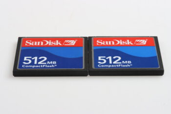 SanDisk CF-Karte / 512MB - 3 Stück