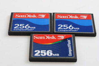SanDisk CF-Karte / 256MB - 3 Stück