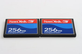 SanDisk CF-Karte / 256MB - 3 Stück