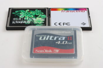 CF-Karte / 4GB - 3 Stück