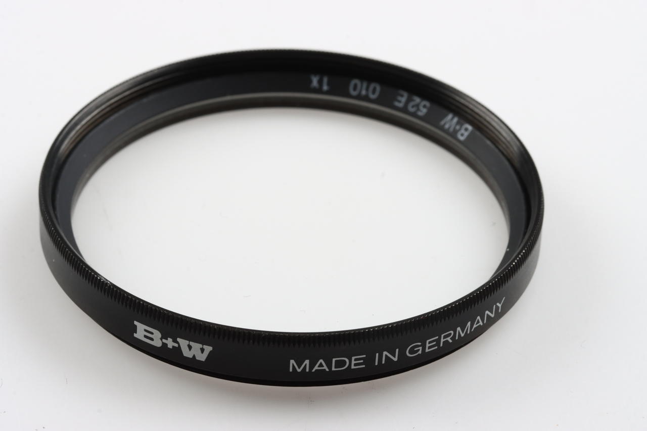 B+W UV Haze 1x (010) Filter - Ø52mm