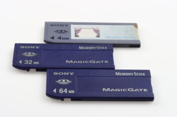 Sony Memory Stick - 4MB, 32MB, 64MB - 3 Stück