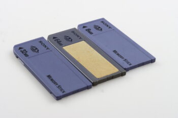 Sony Memory Stick 3 Karten - 8MB, 32MB, 64MB