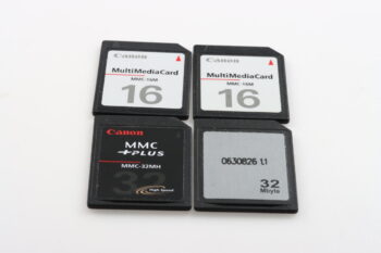 Canon MultiMedia Card 4 Stück (2x 16MB, 2x 32MB)