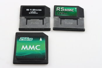 MultiMedia Card 4 Stück (32MB, 128MB, 256MB, 512MB)