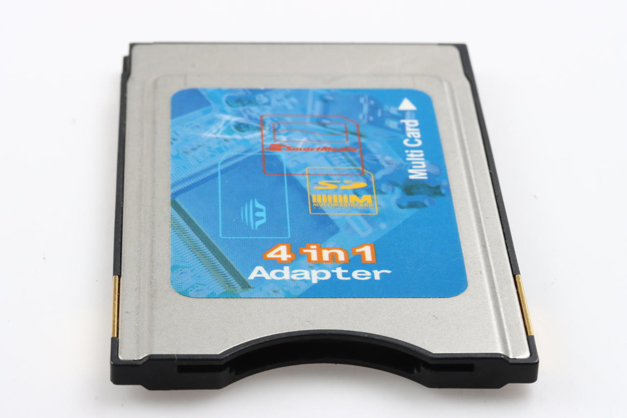 PCMCIA Adapter für 4in1 SmartMedia SD und MemoryStick