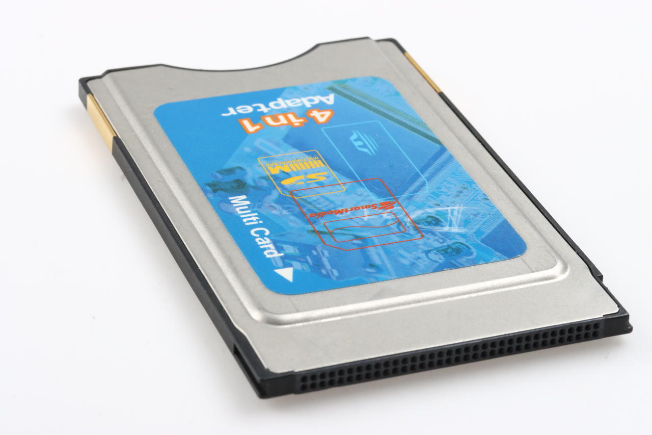 PCMCIA Adapter für 4in1 SmartMedia SD und MemoryStick