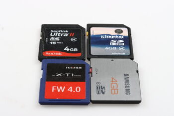 SD Karte 4GB - 4 Stück