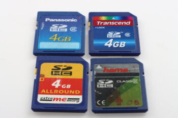 SD Karte 4GB - 4 Stück