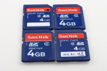 SanDisk SD Karte 4GB - 4 Stück