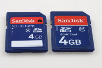SanDisk SD Karte 4GB - 4 Stück