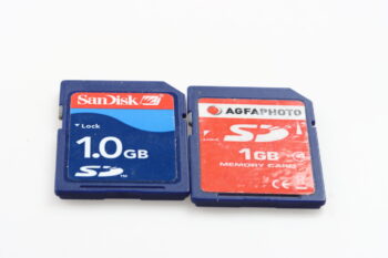 SanDisk SD Karte 1GB - 8 Stück