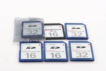 Canon SD Karten - 6 Stück (3x16MB, 3x 32MB)