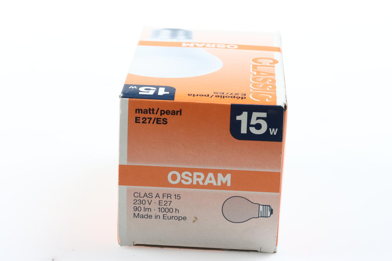 Osram CLAS A FR 15 230V 15W E27 Lampe