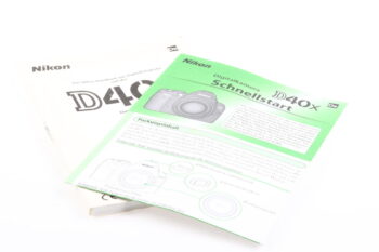 Nikon D40x Benutzerhandbuch DE mit Schnellstart