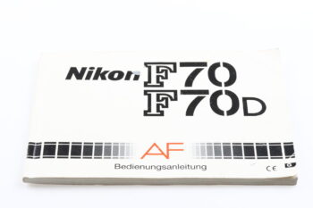 Nikon F70 / F70D Bedienungsanleitung
