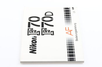 Nikon F70 / F70D Bedienungsanleitung
