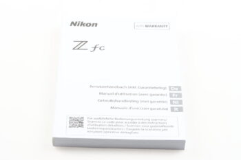 Nikon Anleitung für Z fc