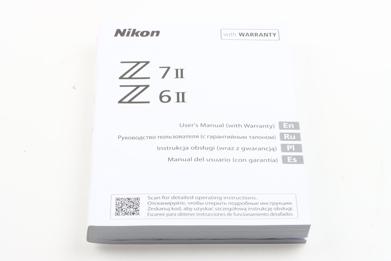 Nikon Z 6 II und Z 7 II User Manual