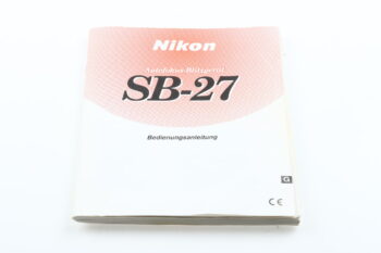 Nikon Speedlight SB-27 Bedienungsanleitung