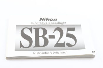 Nikon Speedlight SB-25 Instruction Manual En