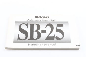Nikon Speedlight SB-25 Instruction Manual En