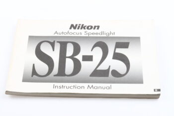 Nikon Speedlight SB-25 Instruction Manual En