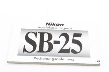 Nikon Speedlight SB-25 Bedienungsanleitung