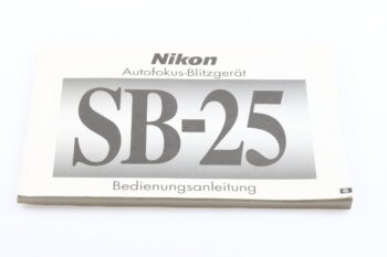 Nikon Speedlight SB-25 Bedienungsanleitung