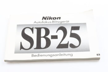 Nikon Speedlight SB-25 Bedienungsanleitung