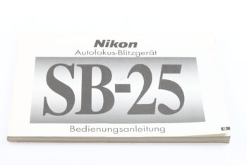 Nikon Speedlight SB-25 Bedienungsanleitung