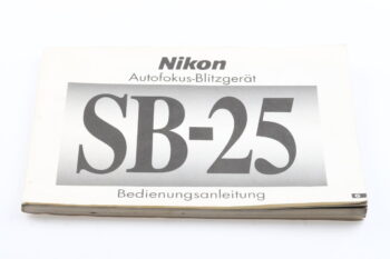 Nikon Speedlight SB-25 Bedienungsanleitung
