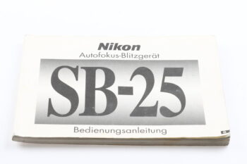 Nikon Speedlight SB-25 Bedienungsanleitung