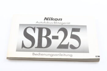 Nikon Speedlight SB-25 Bedienungsanleitung