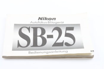 Nikon Speedlight SB-25 Bedienungsanleitung