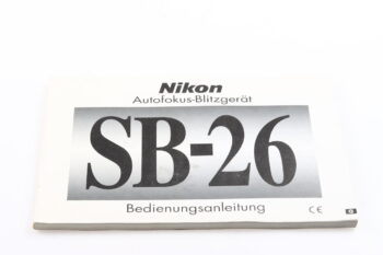Nikon Speedlight SB-26 Bedienungsanleitung